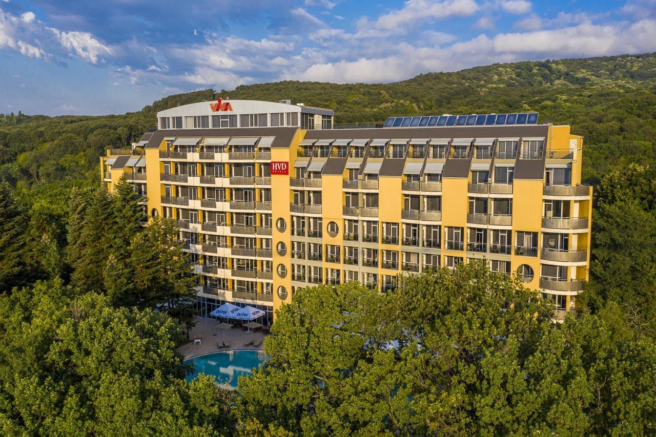 Hvd Viva Club Ultra All Inclusive - Private Beach & Free Parking Golden Sands Bagian luar foto